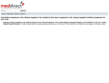 Tablet Screenshot of meddirect.co.nz